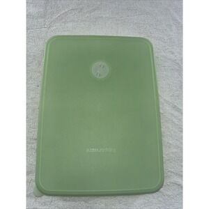 Vintage Green Tupperware Freeze Smart Container W/ Date Dial Rectangle 4451C -2
